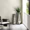 Glitzhome® Geometric Antique Silver Metal Floor Vases Set